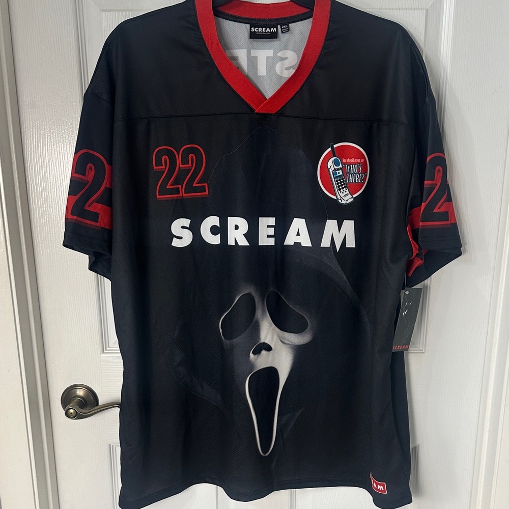 Black & Red Jersey Shirt
